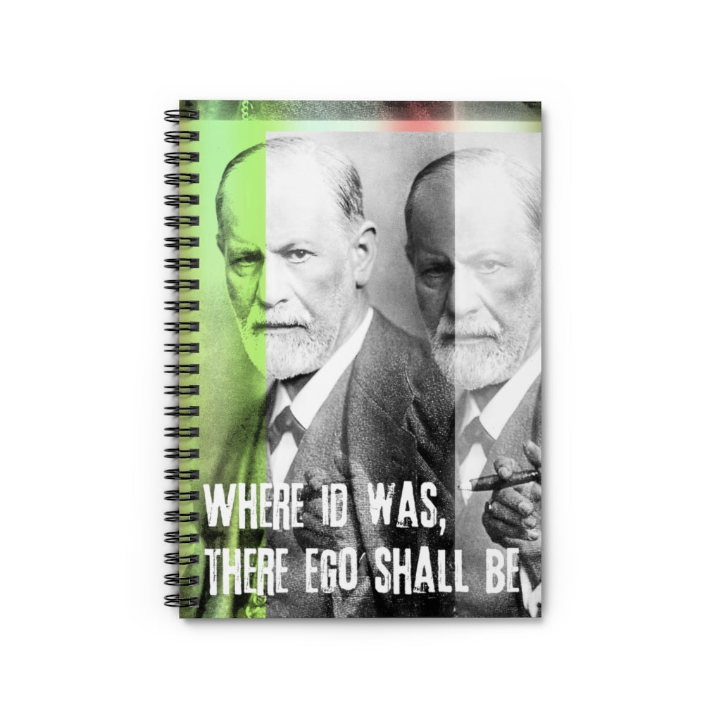 Freud Pop Art Spiral Journal Notebook