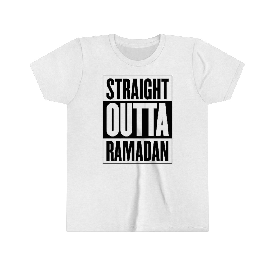 Straight OUtta Ramadan Shirt | Muslim Gift | Youth Jersey T-shirt
