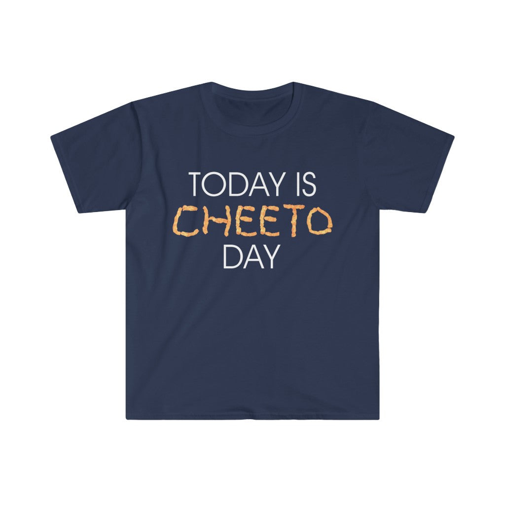 Cheeto Cheat Day Funny Workout T-shirts | Foodie Game Day Gifts | Unisex Soft Style T-Shirt