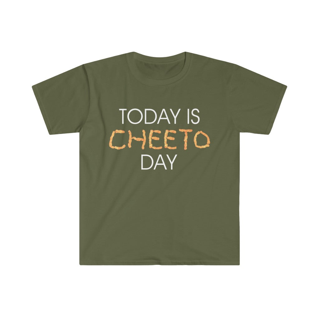 Cheeto Cheat Day Funny Workout T-shirts | Foodie Game Day Gifts | Unisex Soft Style T-Shirt