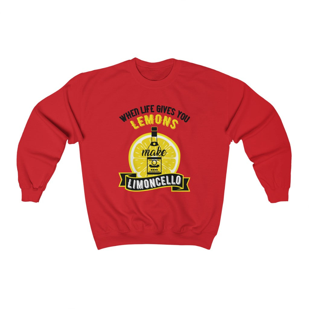 Italian Limoncello Funny Drink Shirt | Italy Travel Lover Gift | Unisex Crewneck Sweatshirt