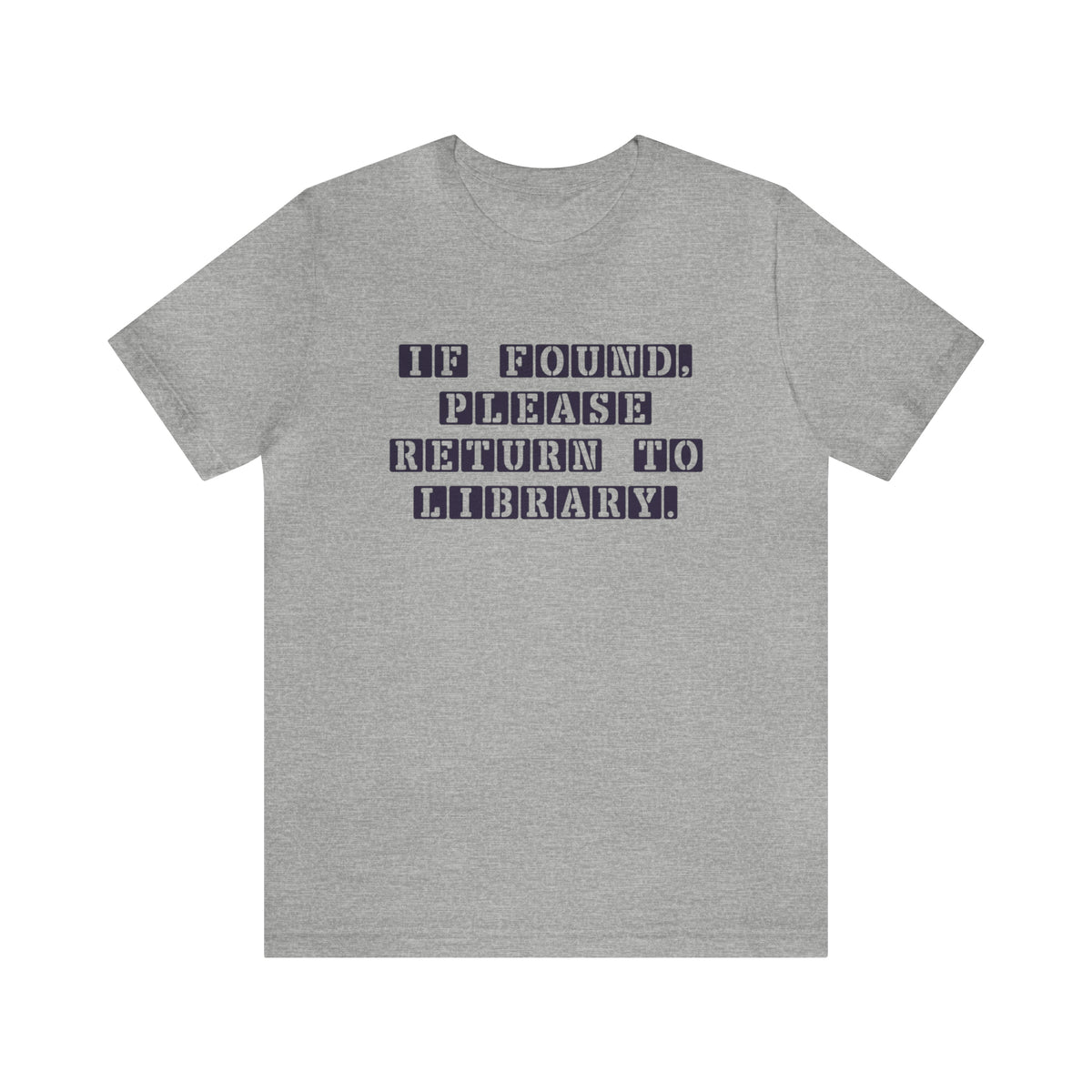 Return To Library Shirt | Book Lover Shirt | Librarian Shirt | Reading Shirt | Unisex Jersey T-shirt