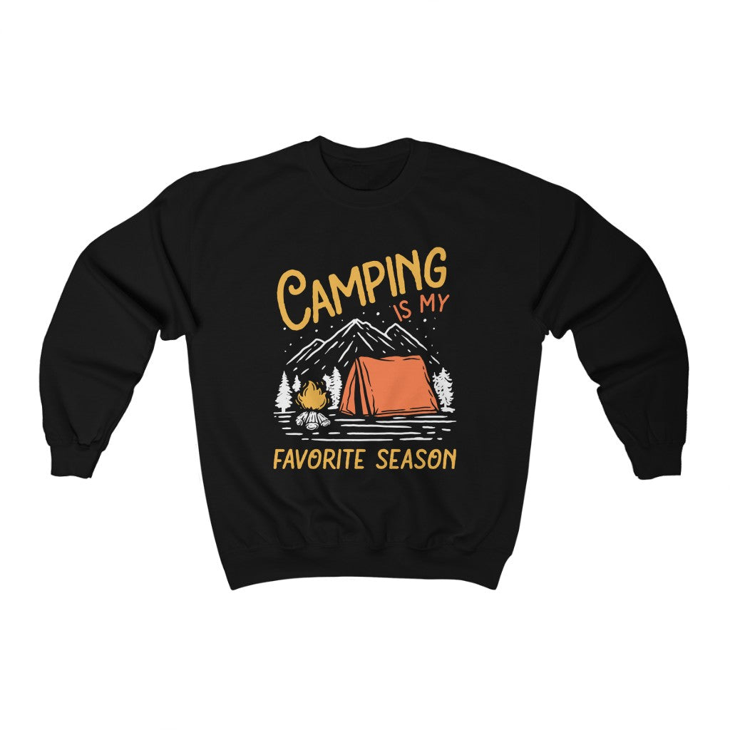 Camping Season Outdoor Adventure Shirt | Camping Gift | Unisex Crewneck Sweatshirt