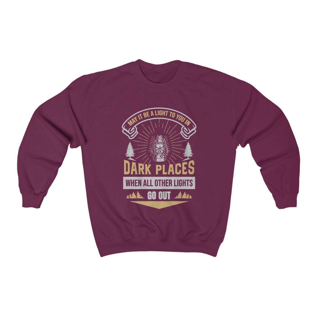Camping Lantern Light Funny Camping Shirt | LOTR Gift | Unisex Crewneck Sweatshirt