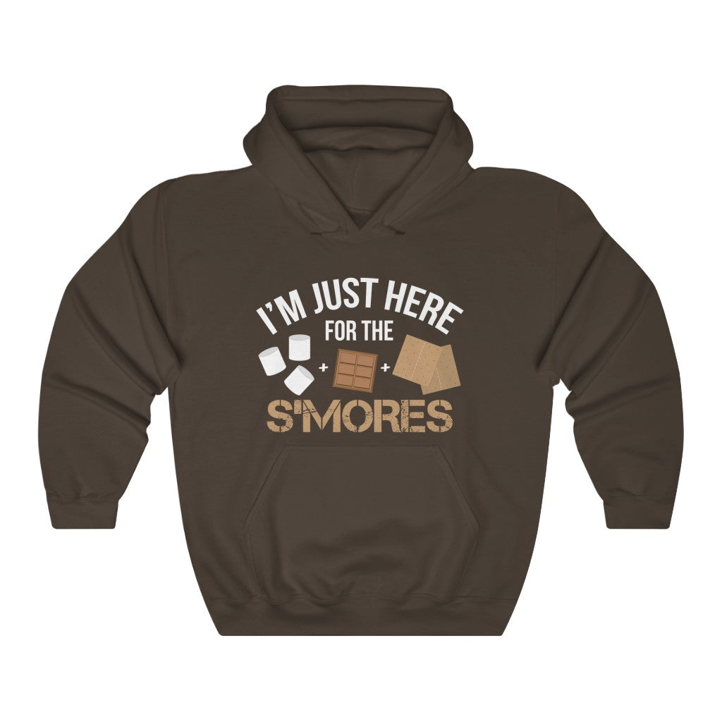 Smores Campfire Funny Camping Shirt | S'Mores Camping Gift | Unisex Hooded Sweatshirt