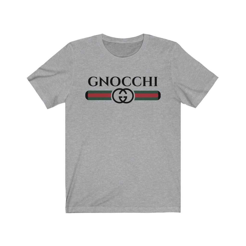 Gnocchi Pasta Funny Italian Shirt | Italy World Travel Gift | Bella Canvas Unisex Jersey T-shirt