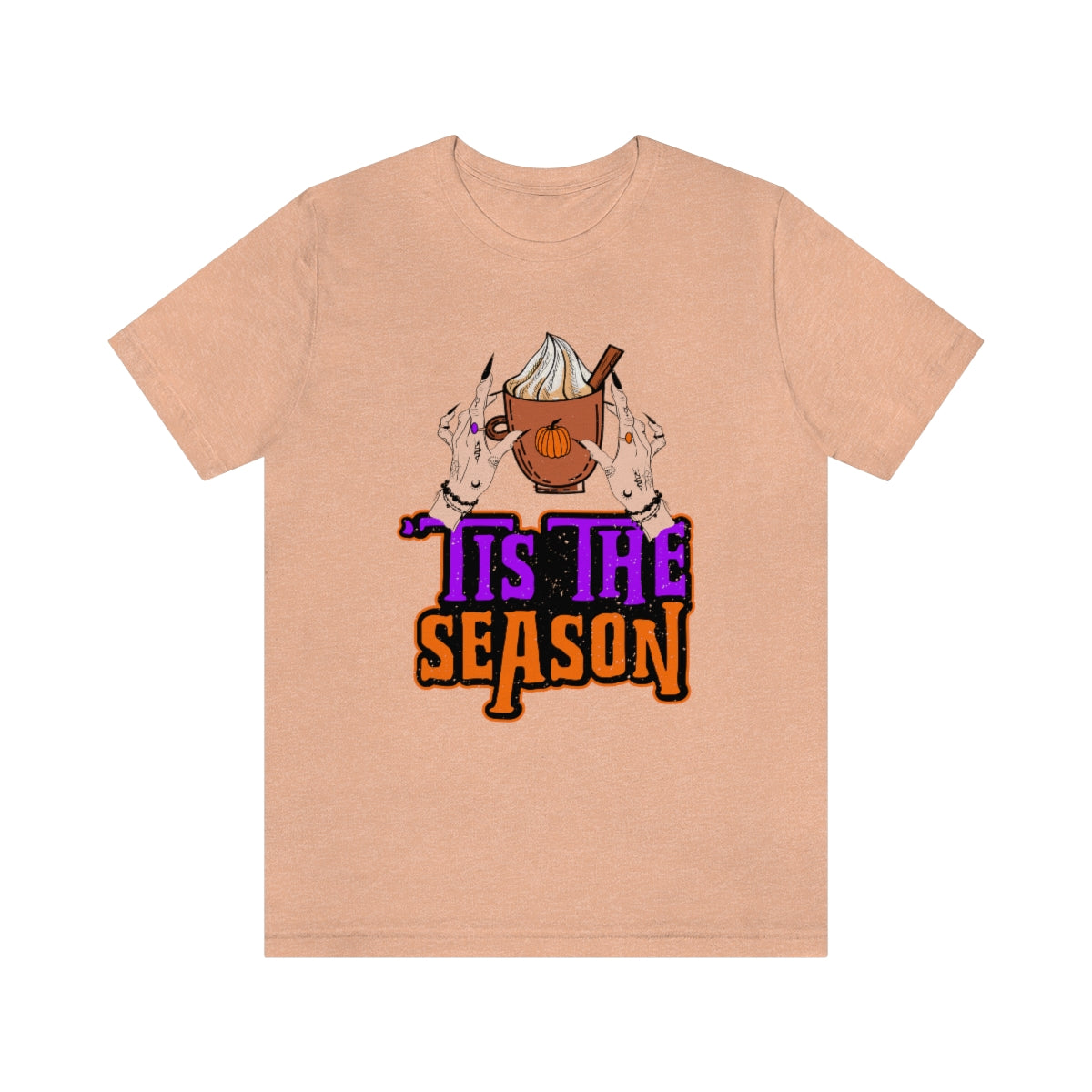 Tis the Season Pumpkin Spice Witch Shirt | Halloween Shirt | Coffee Shirt | Unisex Jersey T-shirt