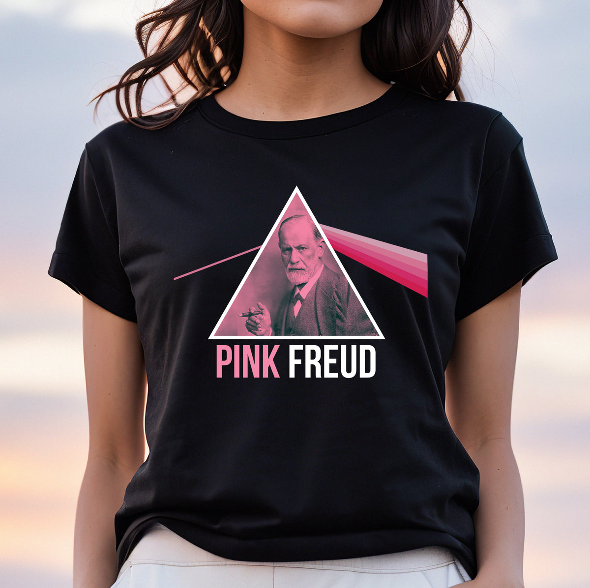 Pink Freud School Psychologist Counselor Shirt | Psychology Gift | Super Soft Tshirt | Unisex Jersey T-shirt