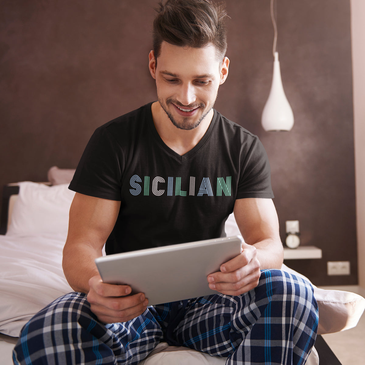 Sicilian Italian Heritage T-shirt | Sicily World Travel Gift | Unisex Jersey T-shirt