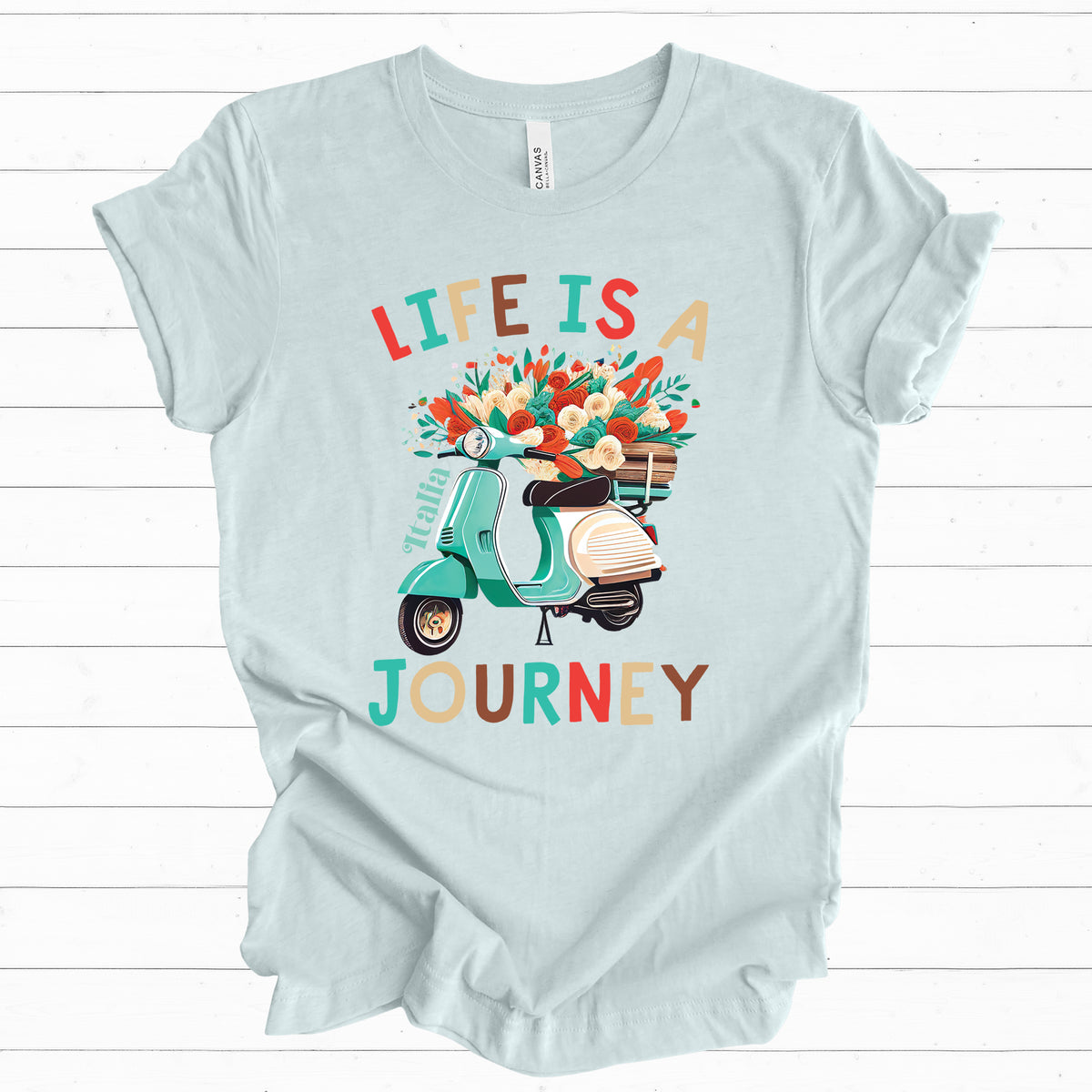 Life Is A Journey Italy Shirt | Italy Travel Gifts | Italy Vacation Shirt | Gift For Her | Unisex Jersey T-shirt