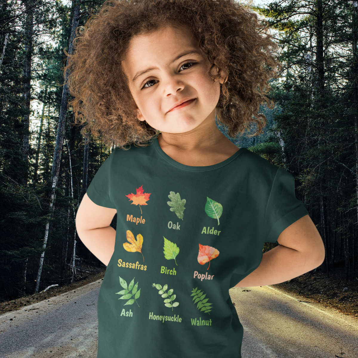 Oak Leaf Fall Leaves T-shirt | Autumn Garden Teacher Gifts | Youth Jersey T-shirt