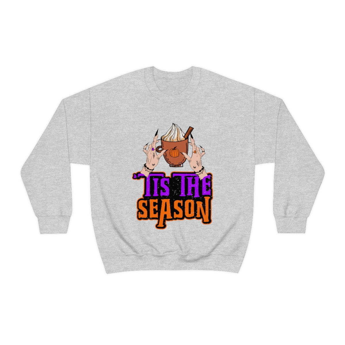 Tis the Season Pumpkin Spice Witch Shirt | Halloween Shirt | Coffee Shirt | Unisex Crewneck Sweatshirt