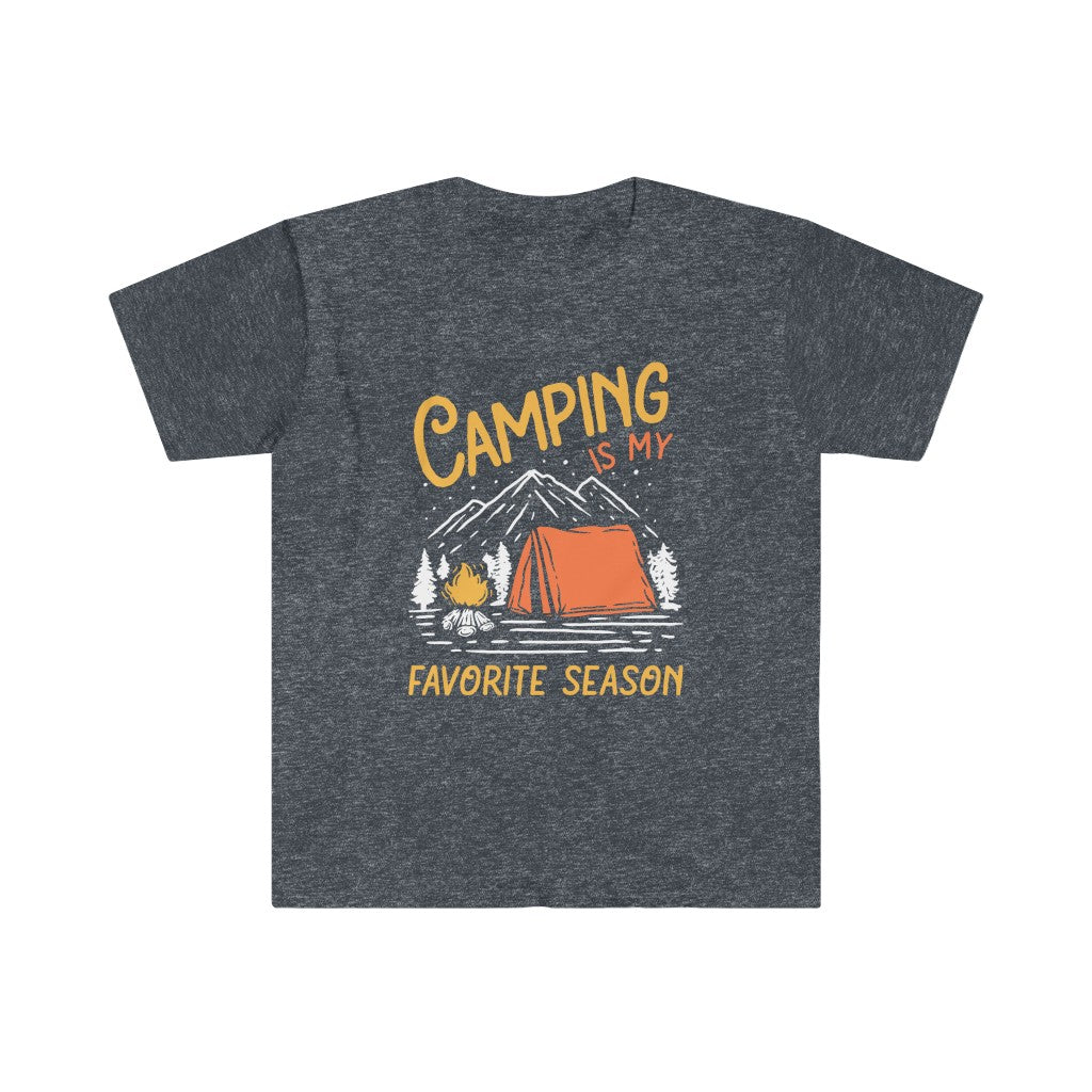 Camping Season Outdoor Adventure Shirt | Camping Gift | Unisex Soft Style T-Shirt