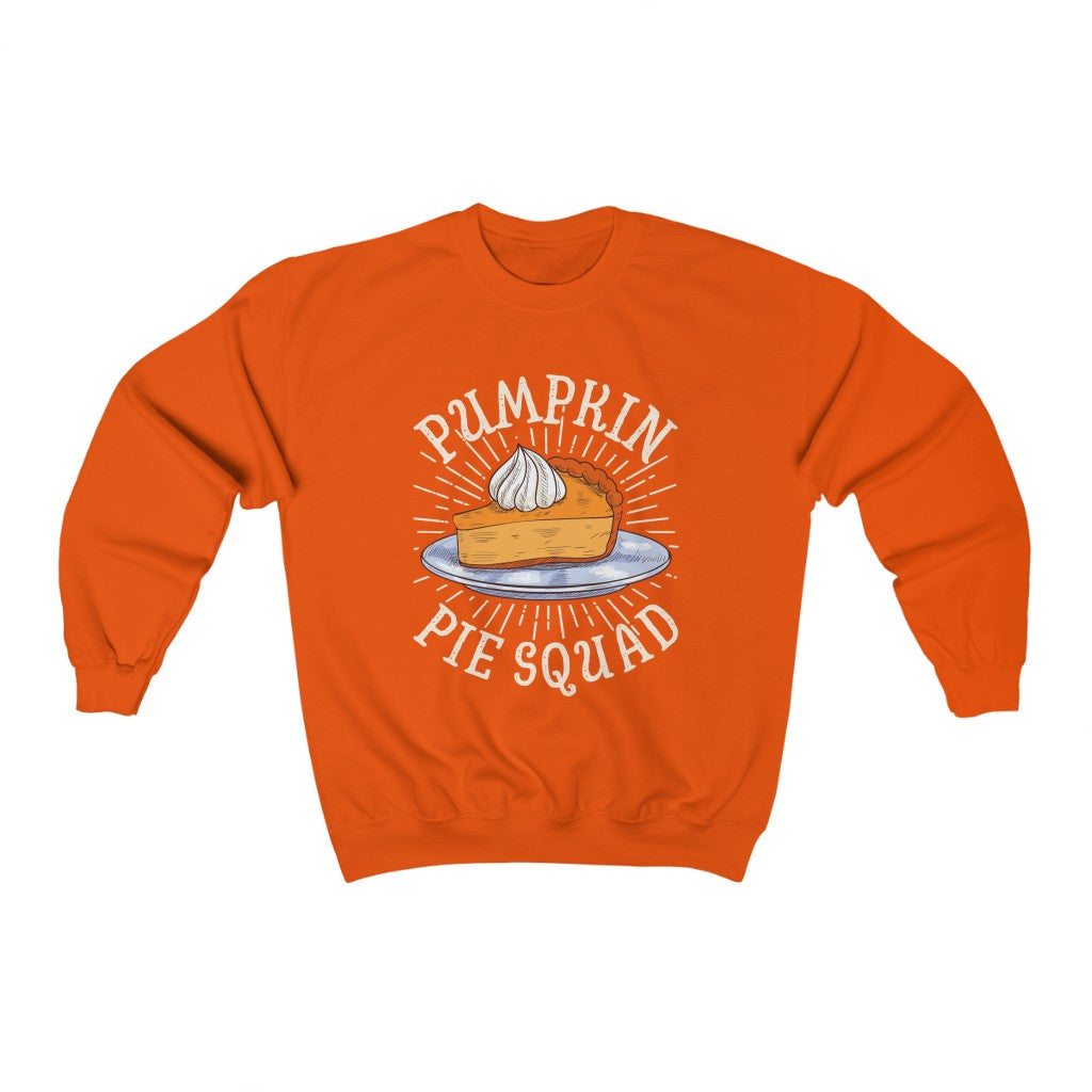 Pumpkin Pie Squad Goals Fall Shirt | Thanksgiving Holiday | Unisex Crewneck Sweatshirt