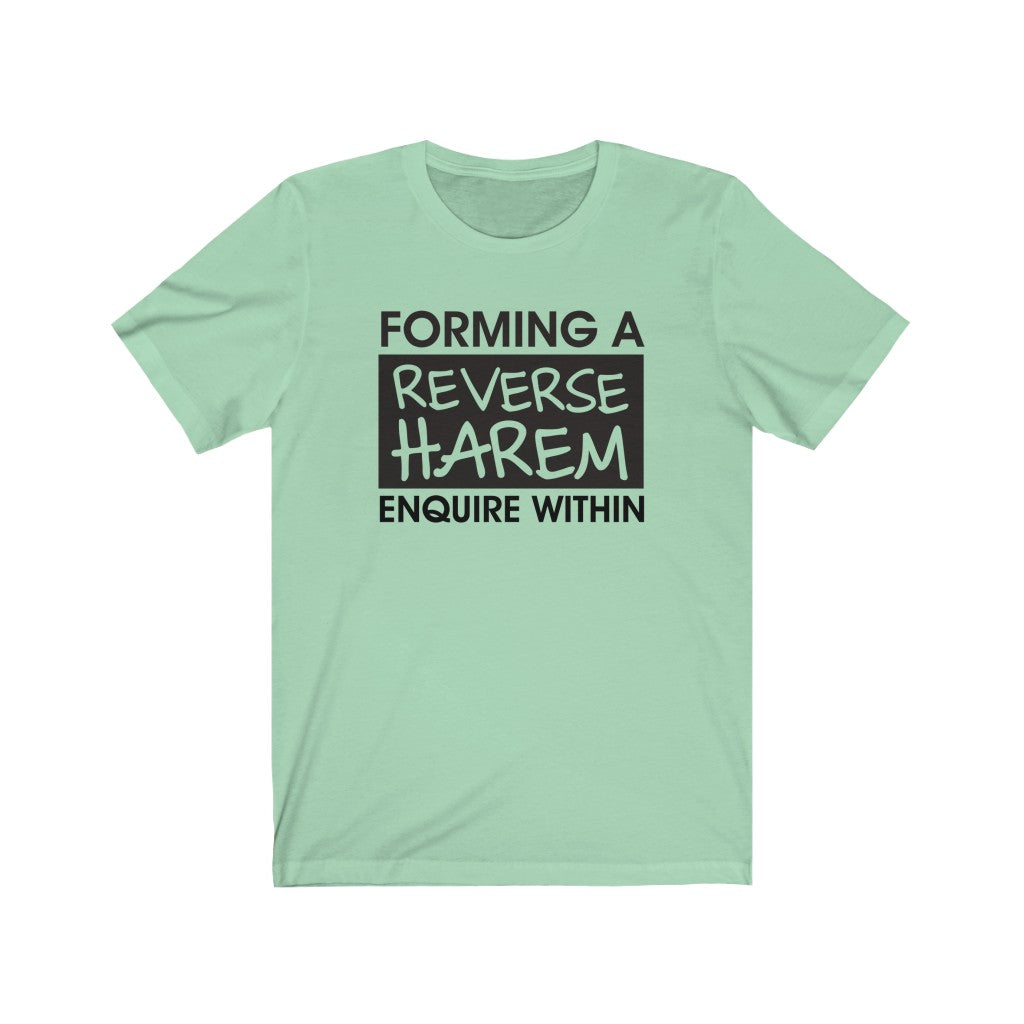Forming a Reverse Harem Book Lover Shirt | Bookish Library Gifts | Unisex Jersey T-shirt