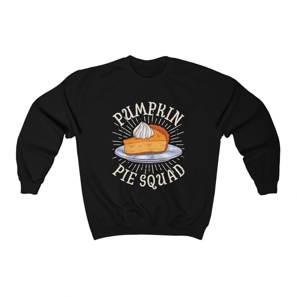 Pumpkin Pie Squad Goals Fall Shirt | Thanksgiving Holiday | Unisex Crewneck Sweatshirt