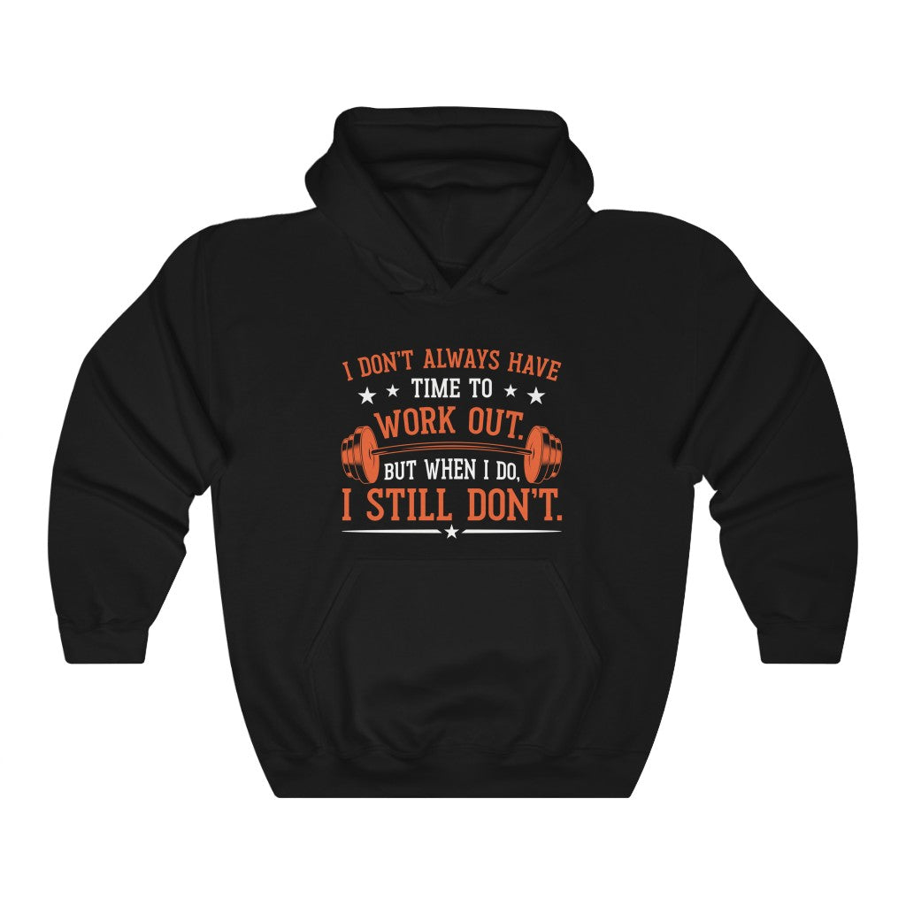 Funny Diet Culture Anti Workout Hoodie | Workout Goals Gift | Unisex Hooded Sweatshirt