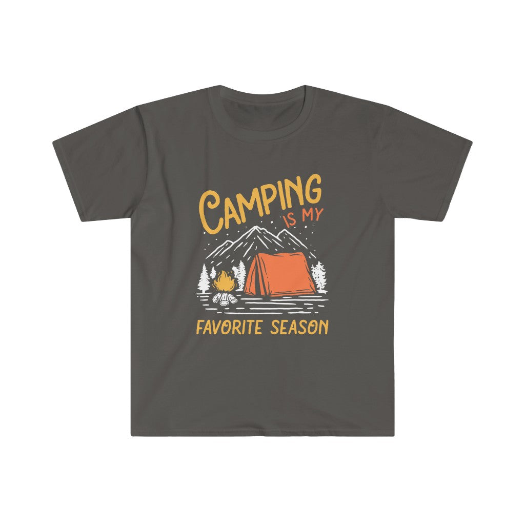 Camping Season Outdoor Adventure Shirt | Camping Gift | Unisex Soft Style T-Shirt