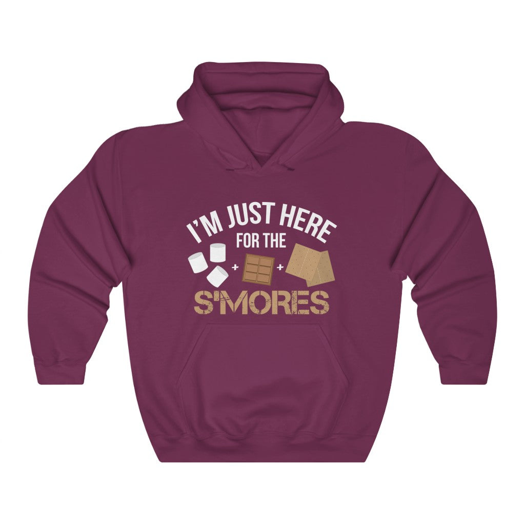 Smores Campfire Funny Camping Shirt | S'Mores Camping Gift | Unisex Hooded Sweatshirt