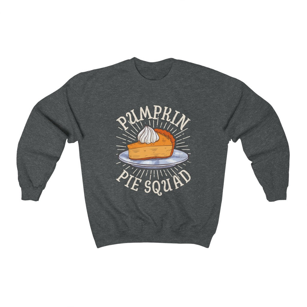 Pumpkin Pie Squad Goals Fall Shirt | Thanksgiving Holiday | Unisex Crewneck Sweatshirt