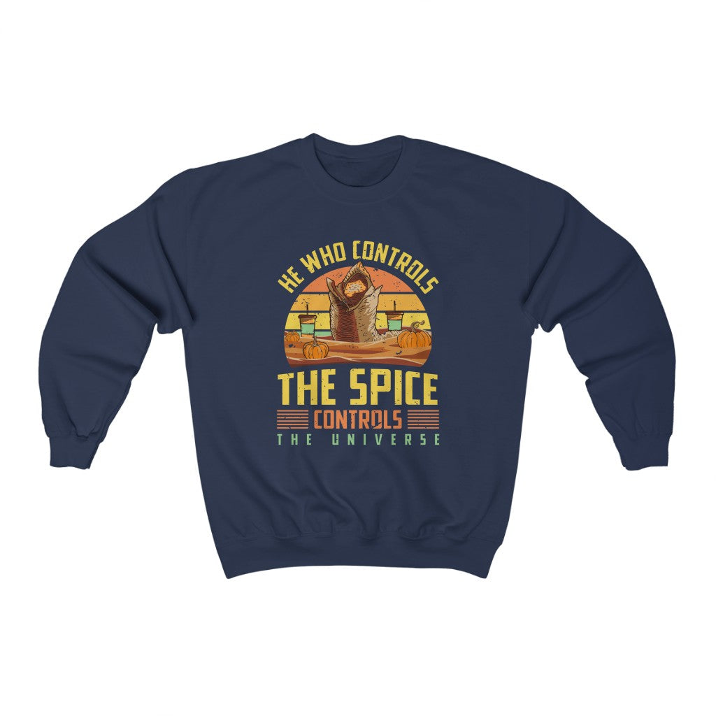Dune Pumpkin Spice Funny Fall Shirt | Sci Fi Dune Gift | Unisex Crewneck Sweatshirt