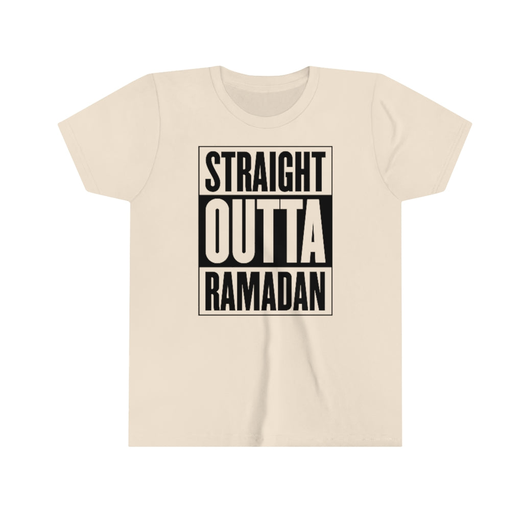 Straight OUtta Ramadan Shirt | Muslim Gift | Youth Jersey T-shirt