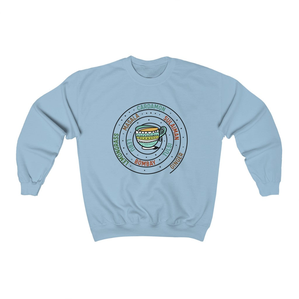 Chai Tea Types | Masala Chai Tea Shirt | Graphic Tees | Unisex Crewneck Sweatshirt