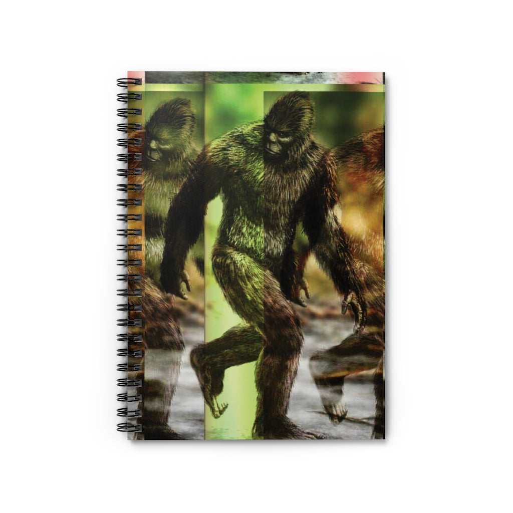 Bigfoot Pop Art Print Spiral Journal
