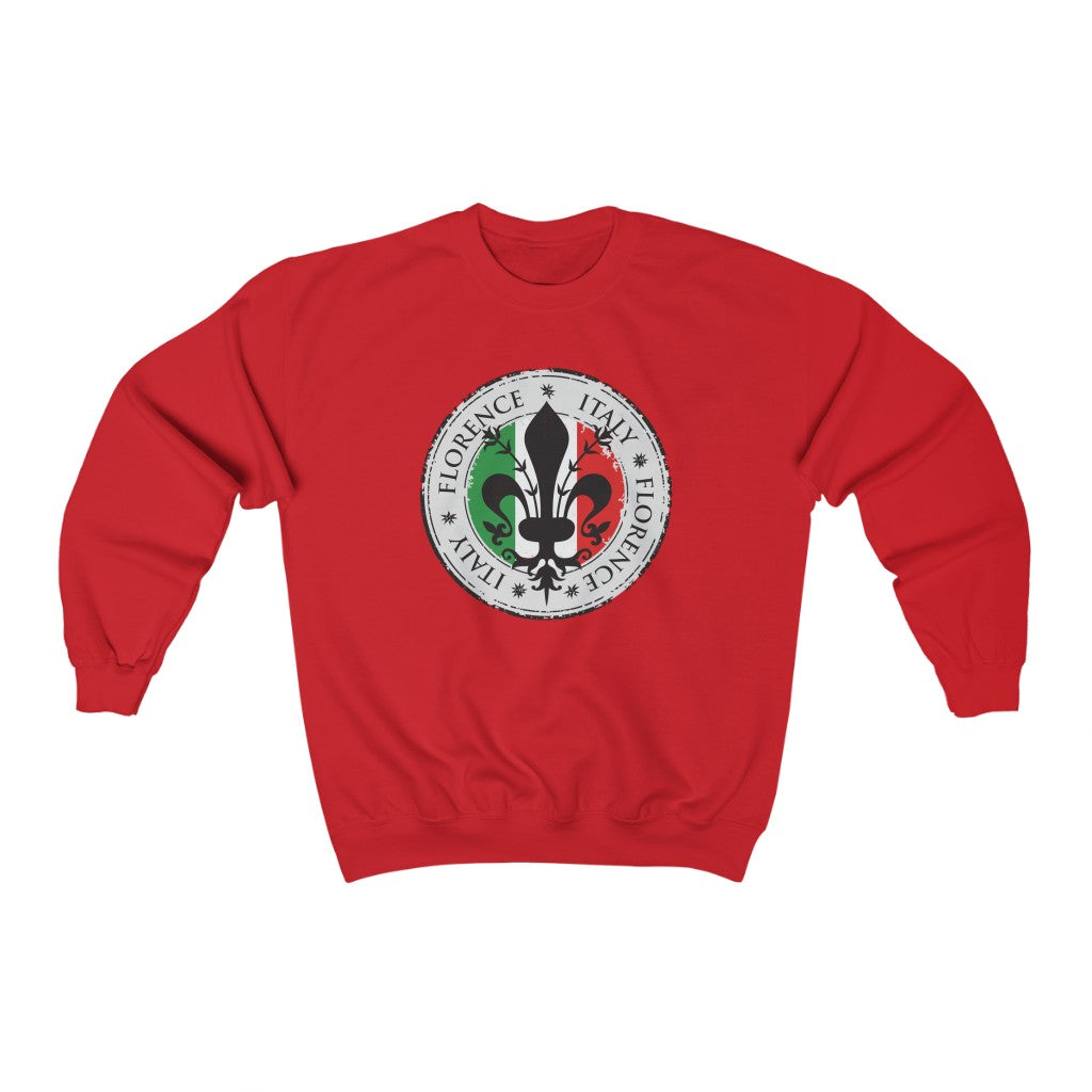 Florence Italy Fleur de Lis Shirt | Italian Flag Shirt | Unisex Crewneck Sweatshirt