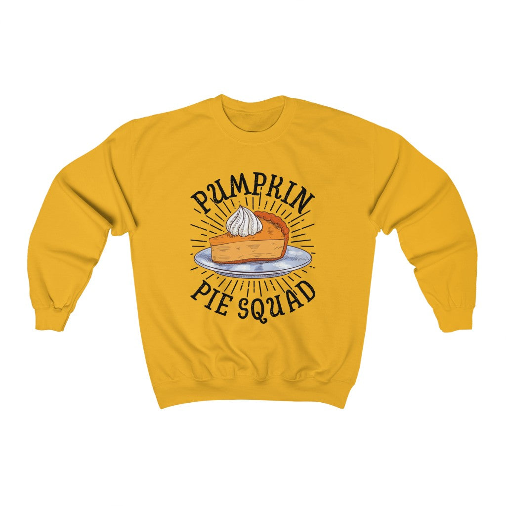 Pumpkin Pie Squad Goals Fall Shirt | Thanksgiving Holiday | Unisex Crewneck Sweatshirt