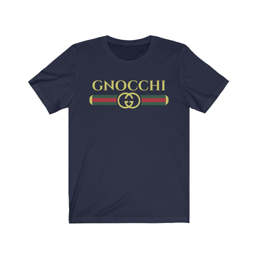 Gnocchi Pasta Funny Italian Shirt | Italy World Travel Gift | Bella Canvas Unisex Jersey T-shirt