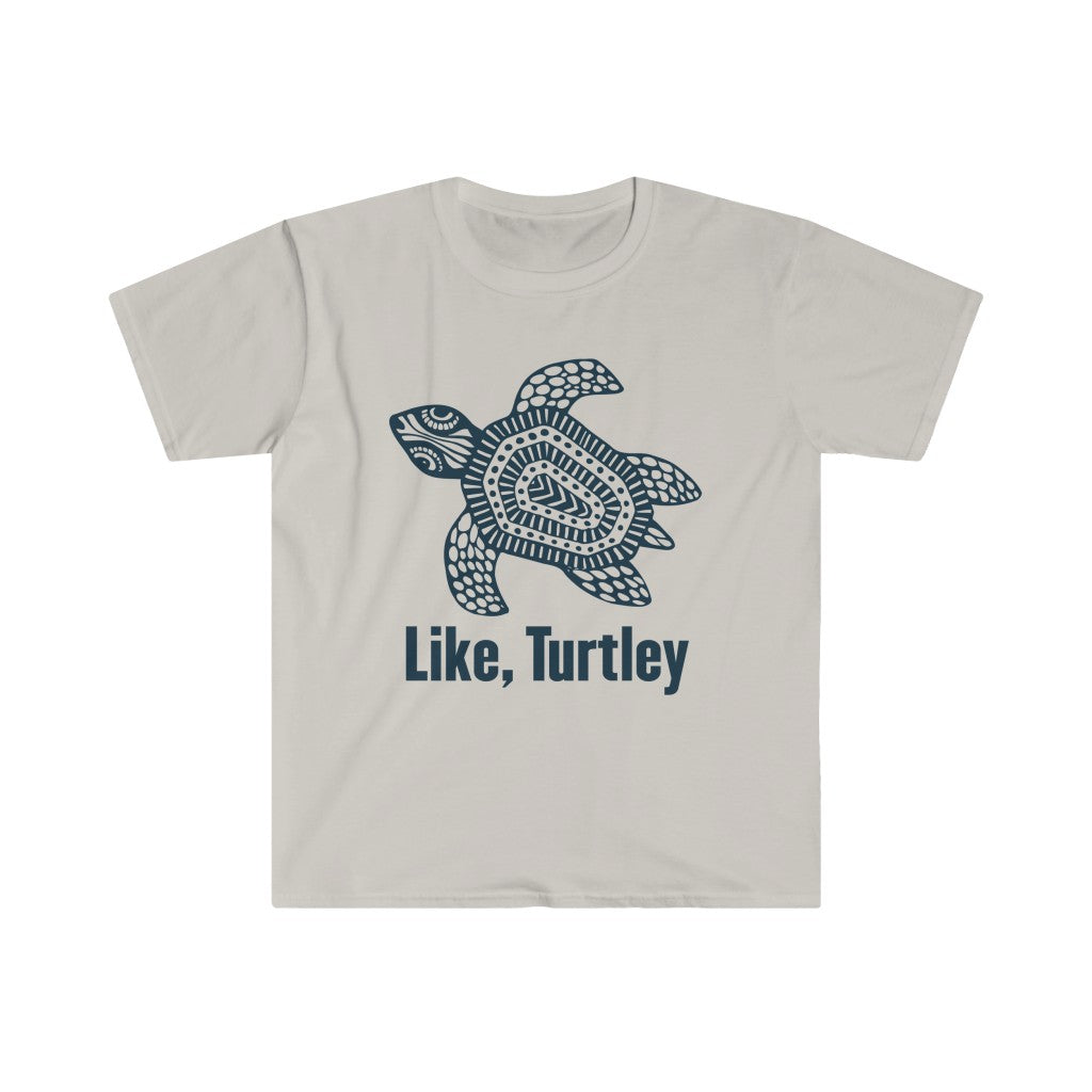 Turtley Funny Beach Bum Sea Turtle Shirt | Unisex Soft Style T-Shirt