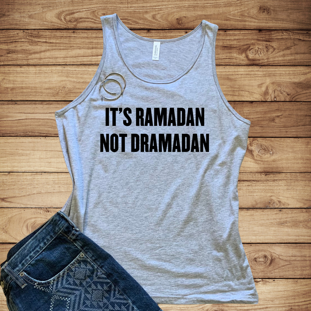 Dramadan Funny Ramadan Shirt Muslim Gift | Unisex Jersey Tank Top