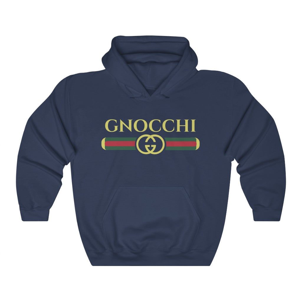 Gnocchi Pasta Funny Italian Shirt | Italy World Travel Gift | Unisex Hooded Sweatshirt