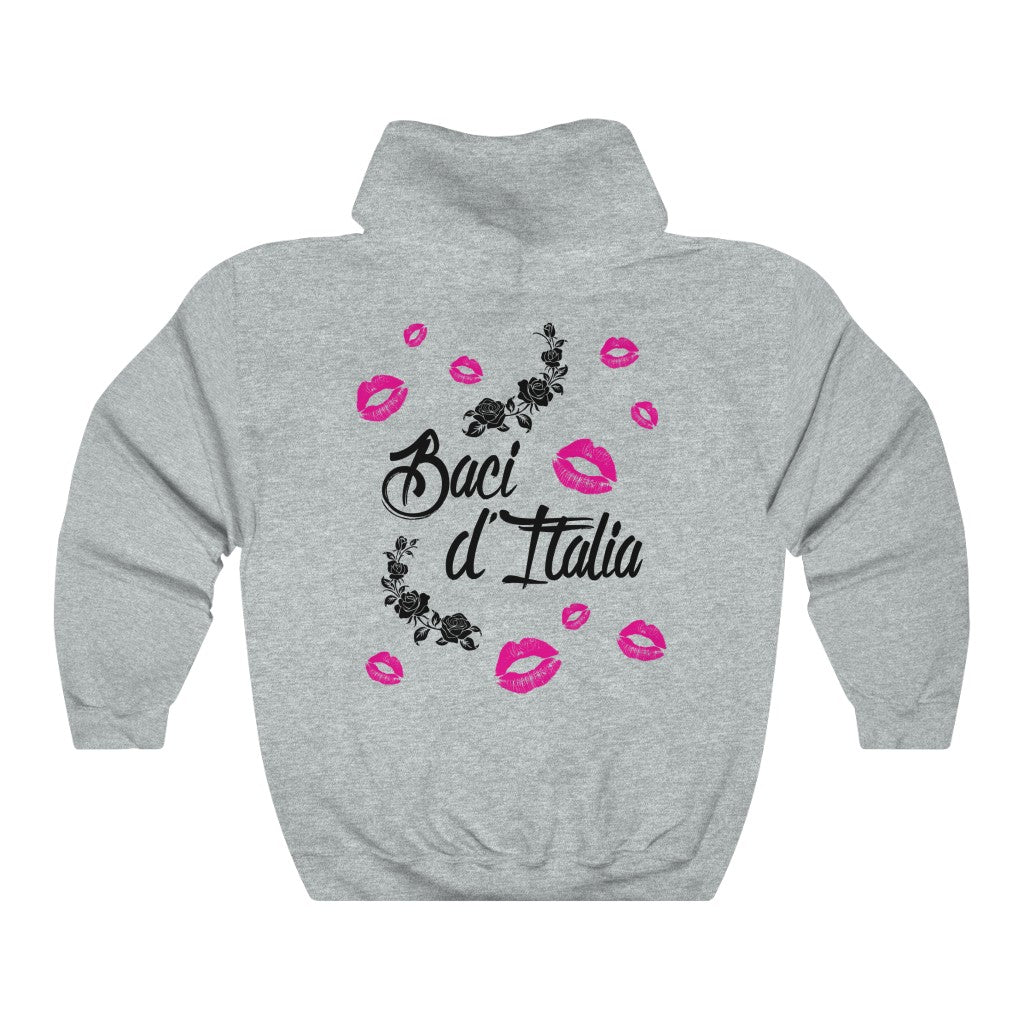 Kisses of Italy Travel Lover T-shirt | Italian Gift | Unisex Hooded Sweatshirt