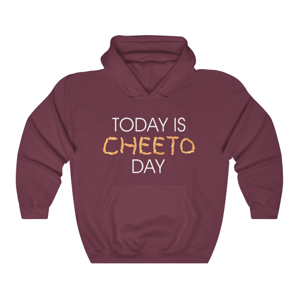 Cheeto Cheat Day Funny Workout T-shirts | Foodie Game Day Gifts | Unisex Hooded Sweatshirt