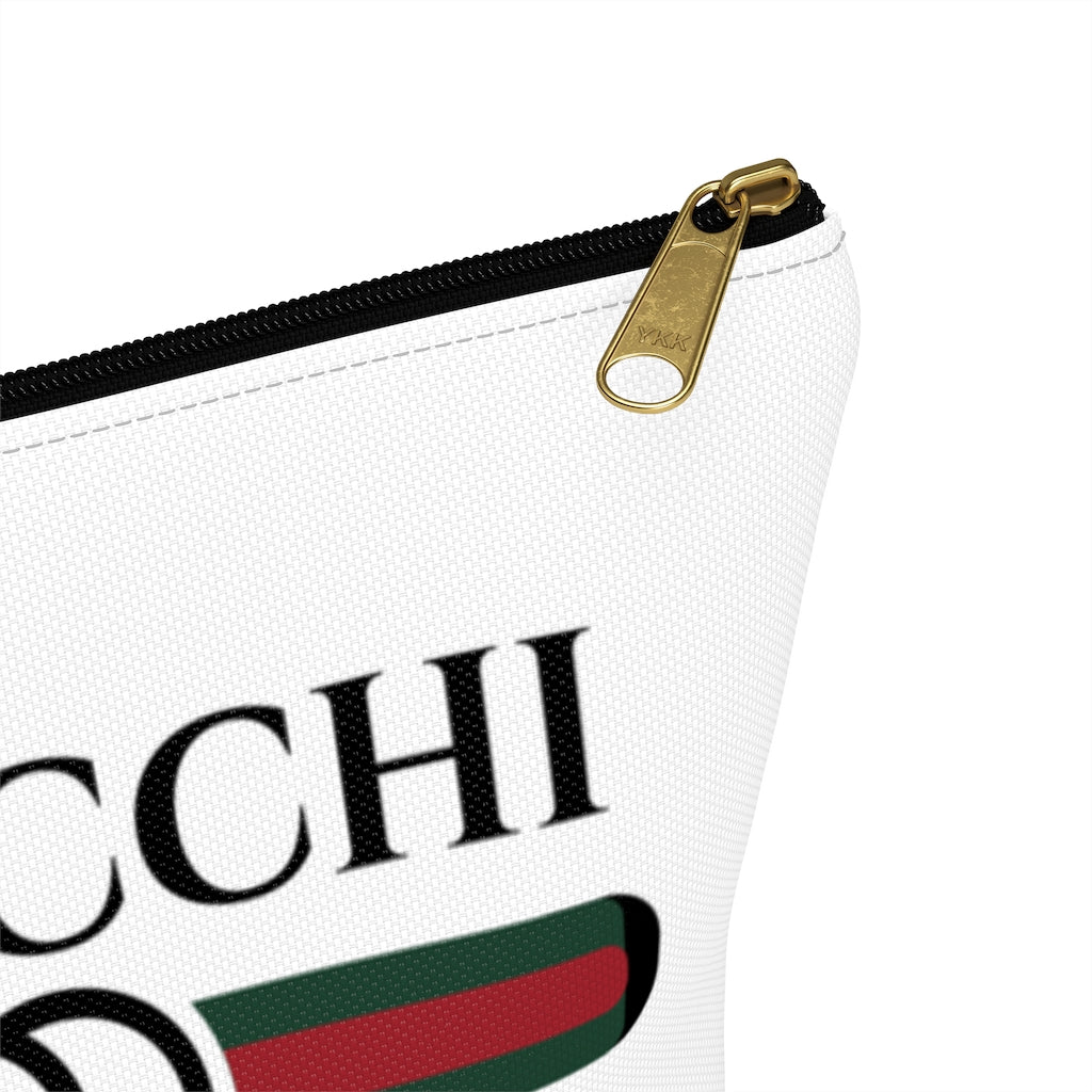 Gnocchi Pasta Designer Style Funny Makeup Cosmetic Bag | Italy World Travel Gifts | Accessory Pouch with T-Bottom