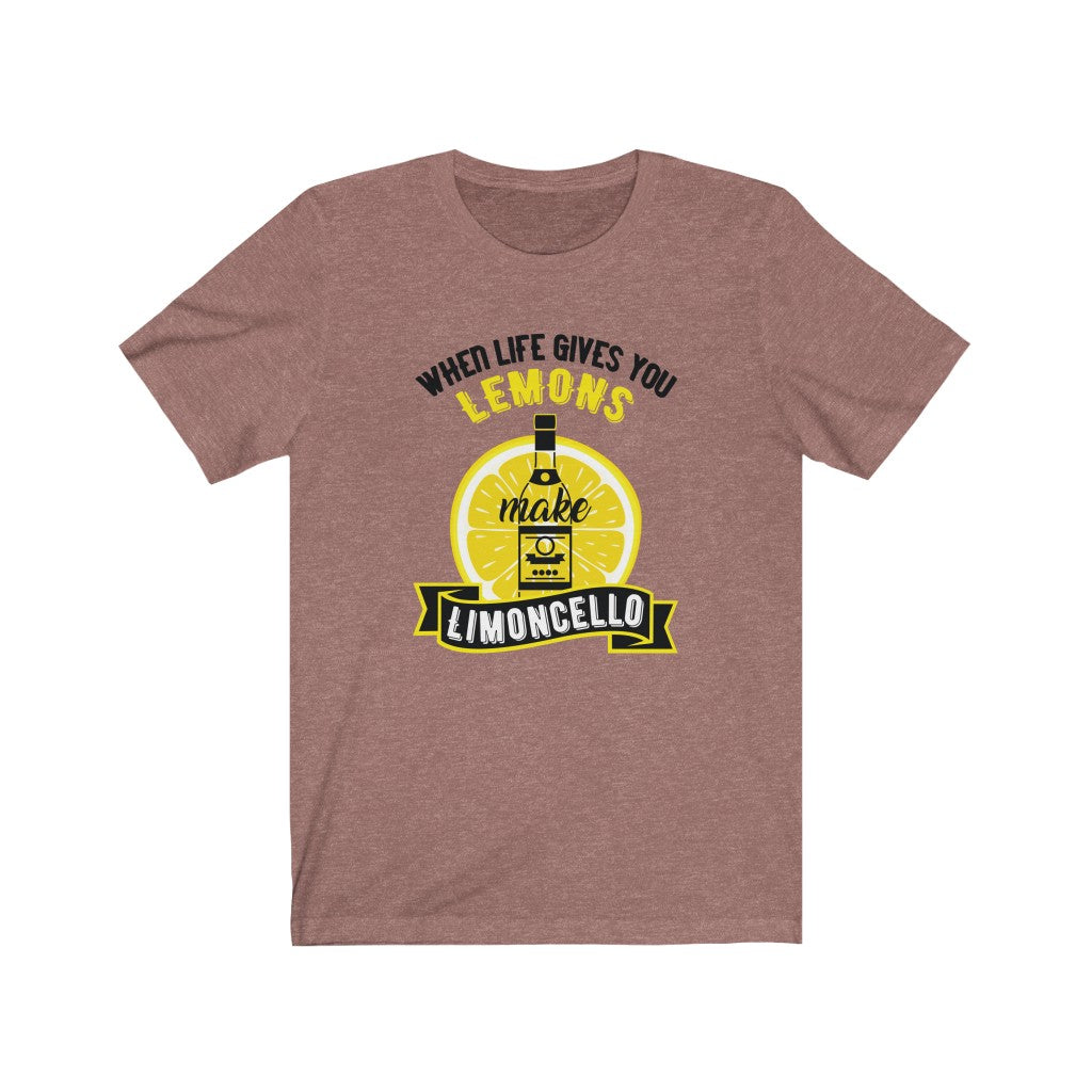 Italian Limoncello Funny Drink Shirt | Italy Travel Lover Gift | Bella Canvas Unisex Jersey T-shirt