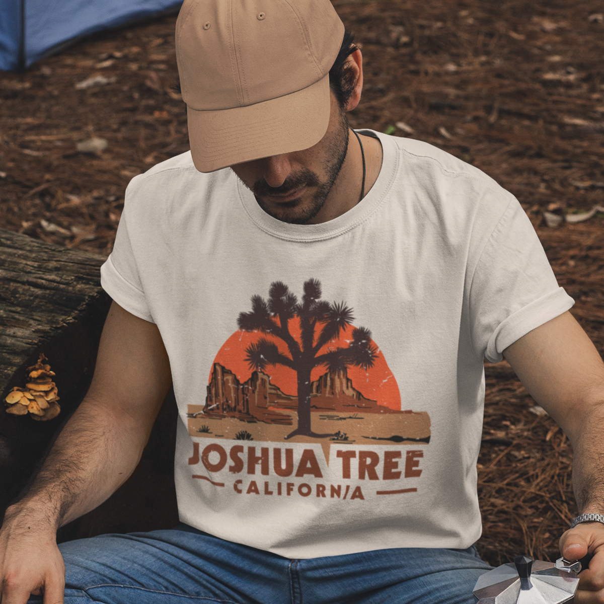 Joshua Tree California National Park Shirt | Outdoor Camping Shirt | Unisex Soft Style T-Shirt