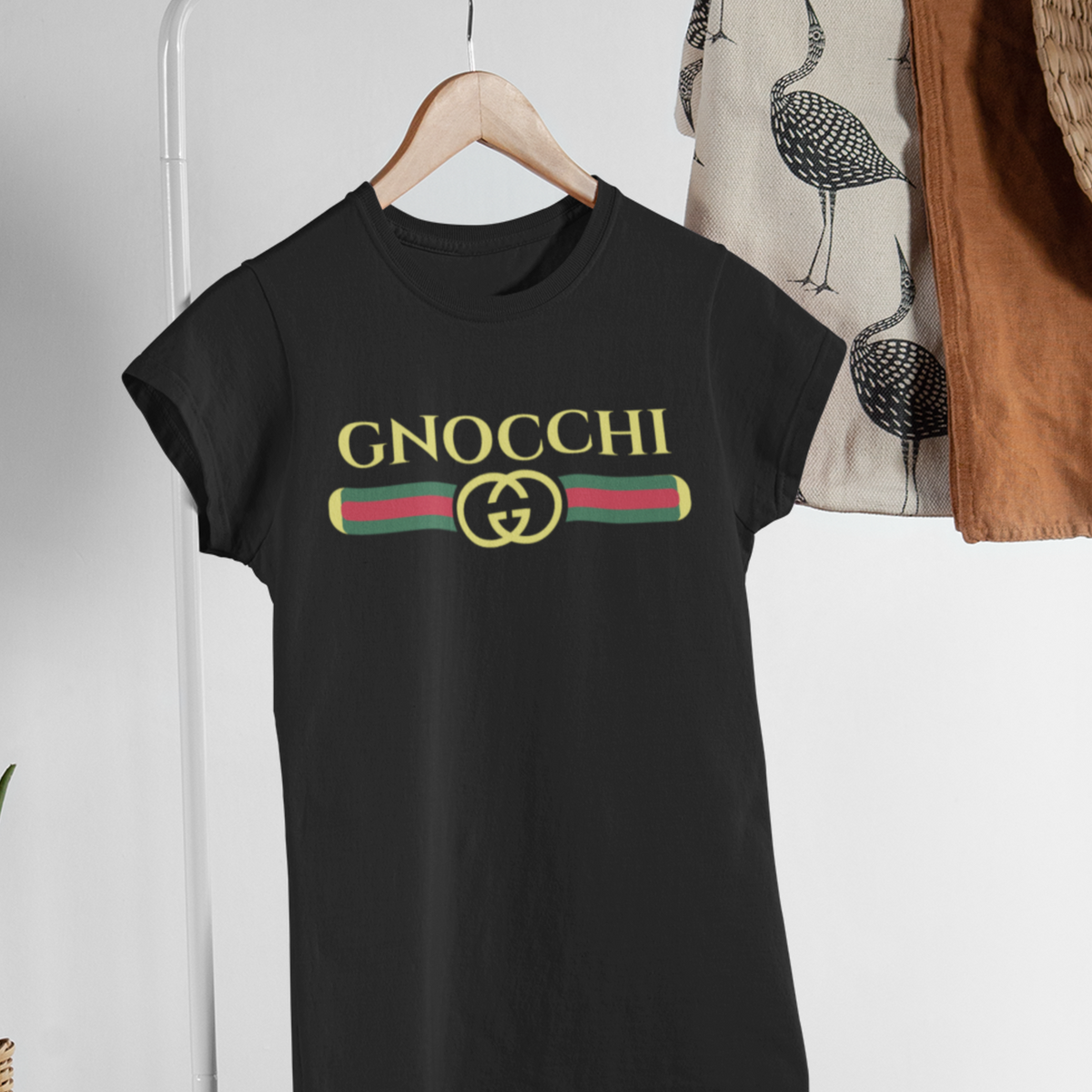 Gnocchi Pasta Funny Italian Shirt | Italy World Travel Gift | Women's Slim-fit Soft Style Tee