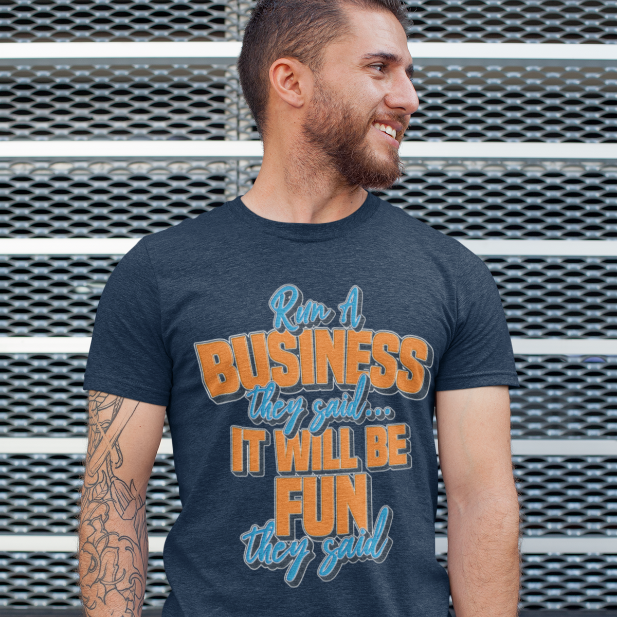 Run a Business Entrepreneur Gift For Him | Entrepreneur Shirt | Boss Gift for Her | Unisex Jersey T-shirt