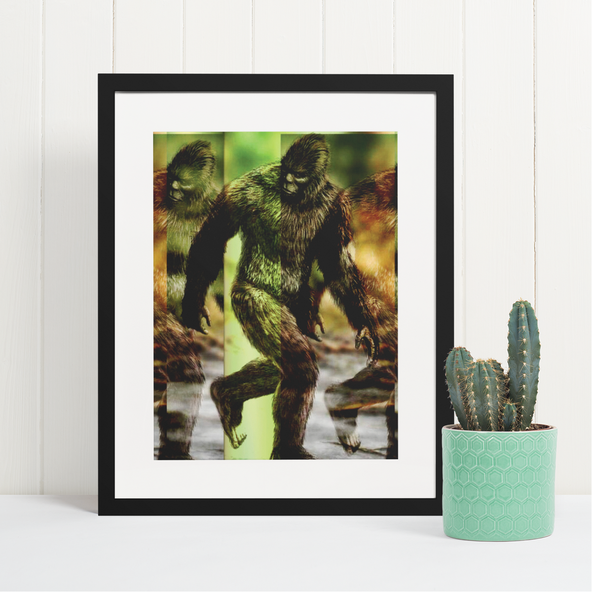 Bigfoot Sasquatch Pop Art Print Wall Decor